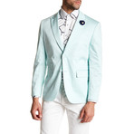 Solid Casual Blazer // Mint (M)