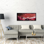 Celestial Landscape // Red (48"W x 19"H)