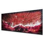 Celestial Landscape // Red (48"W x 19"H)