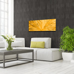Blooming Gold (19"H x 48"W x 1"D)