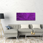 Blooming // Purple (48"W x 19"H)