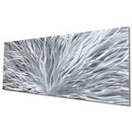 Blooming // Silver (48"W x 19"H)