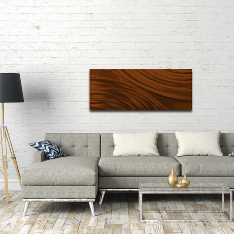 Moment of Impact // Brown (48"W x 19"H)