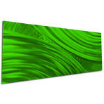 Moment of Impact // Green (48"W x 19"H)