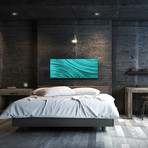 Moment of Impact // Teal (48"W x 19"H)