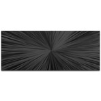Starburst Black (48"W x 19"H x 0.5"D)