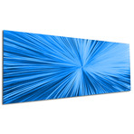 Starburst Blue (19"H x 48"W x 1"D)