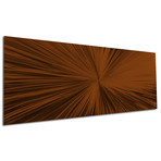 Starburst // Brown (48"W x 19"H)