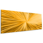 Starburst Gold (19"H x 48"W x 0.5"D)