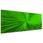 Starburst // Green (60"W x 24"H)