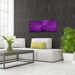 Starburst // Purple (48"W x 19"H)