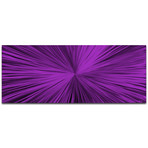 Starburst // Purple (60"W x 24"H)