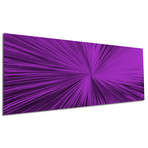 Starburst // Purple (48"W x 19"H)