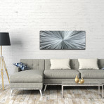 Starburst // Silver (48"W x 19"H)