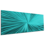 Starburst // Teal (48"W x 19"H)