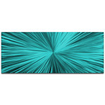 Starburst // Teal (48"W x 19"H)