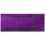 Static // Purple (48"W x 19"H)
