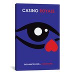 Casino Royale // Minimalist Poster (26"W x 18"H x 0.75"D)