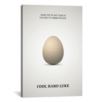 Cool Hand Luke // Minimalist Poster (26"W x 18"H x 0.75"D)