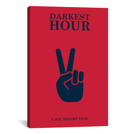 Darkest Hour // Minimalist Poster (18"W x 26"H x 0.75"D)