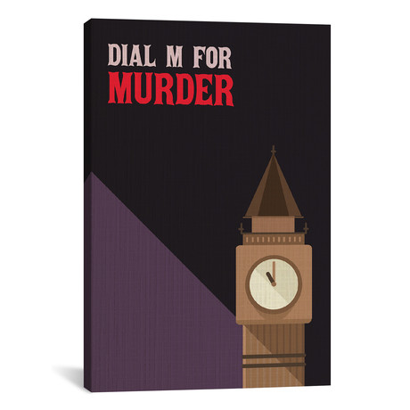 Dial M For Murder // Vintage Poster (26"W x 18"H x 0.75"D)