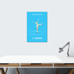 I, Tonya // Minimalist Poster (26"W x 18"H x 0.75"D)