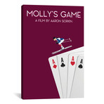 Molly's Game // Minimalist Poster (26"W x 18"H x 0.75"D)