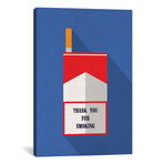 Thank You For Smoking // Minimalist Poster (26"W x 18"H x 0.75"D)