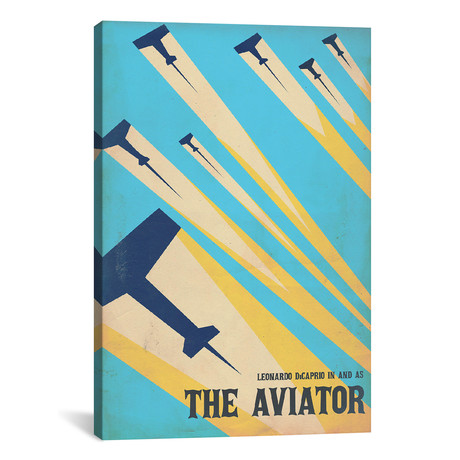 The Aviator // Vintage Poster (26"W x 18"H x 0.75"D)