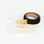 Double Gancio Suede Belt // Gold (42" Waist // 105 cm)