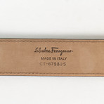 Double Gancio Suede Belt // Gold (42" Waist // 105 cm)