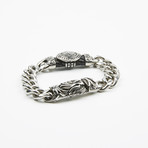 Dell Arte // Stainless Steel Bracelet + // Silver