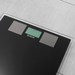 Solar Powered Digital Bathroom Scale // Black