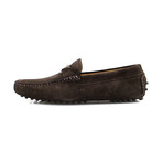 Armani // Suede Driving Shoe // Brown (US: 10)