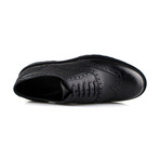 Armani // Laced Leather Shoe // Black (US: 7)