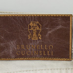 Brunello Cucinelli Denim + Leather // Gray (28WX33L)