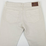 Brunello Cucinelli Denim + Leather // Gray (28WX33L)