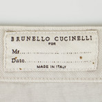 Brunello Cucinelli Denim + Leather // Gray (28WX33L)