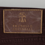 Brunello Cucinelli Denim // Burgundy (28WX33L)