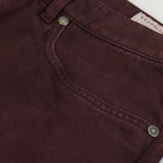 Brunello Cucinelli Denim // Burgundy (28WX33L)