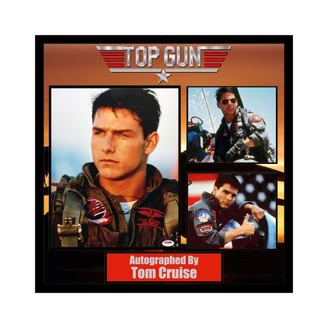 Framed Autographed Collage // Top Gun
