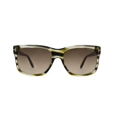 Benjamin Sunglasses // Olive Stripe