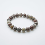 Holly Jasper Bracelet + Silver Plated "Mark" Inserts