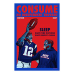 Consume // Football (11"W x 17"H)