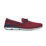 Breeze Lace Loafer // Deep Red + Navy + White (US: 9)