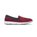 Breeze Leap Knit Penny // Deep Red + Navy (US: 9)