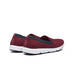 Breeze Leap Knit Penny // Deep Red + Navy (US: 9)