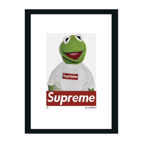 The Supreme Kermit (12" W x 16"H x 1"D)