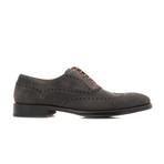 Oxford Suede // Grey + Red (Euro: 44)