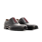 Oxford Calf Leather // Black + Red (Euro: 41)